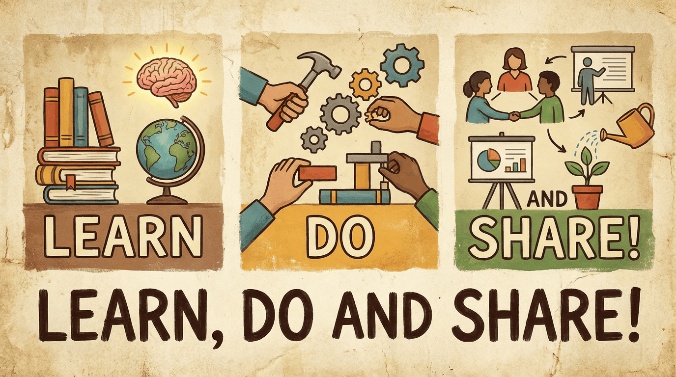Learn, Do and Share!