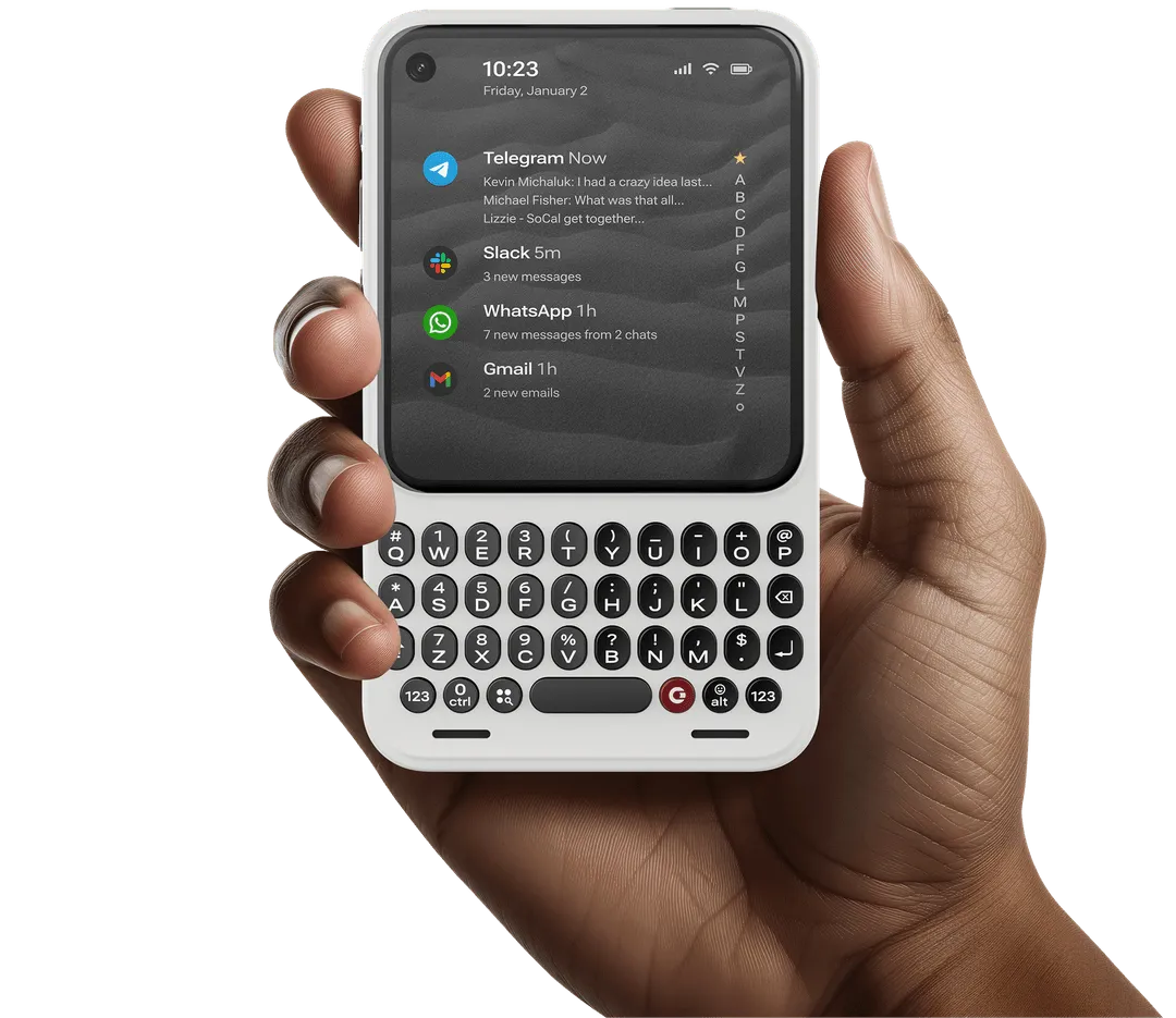 Clicks Technology Debuts Physical Keyboard Smartphone Targeting BlackBerry Nostalgia