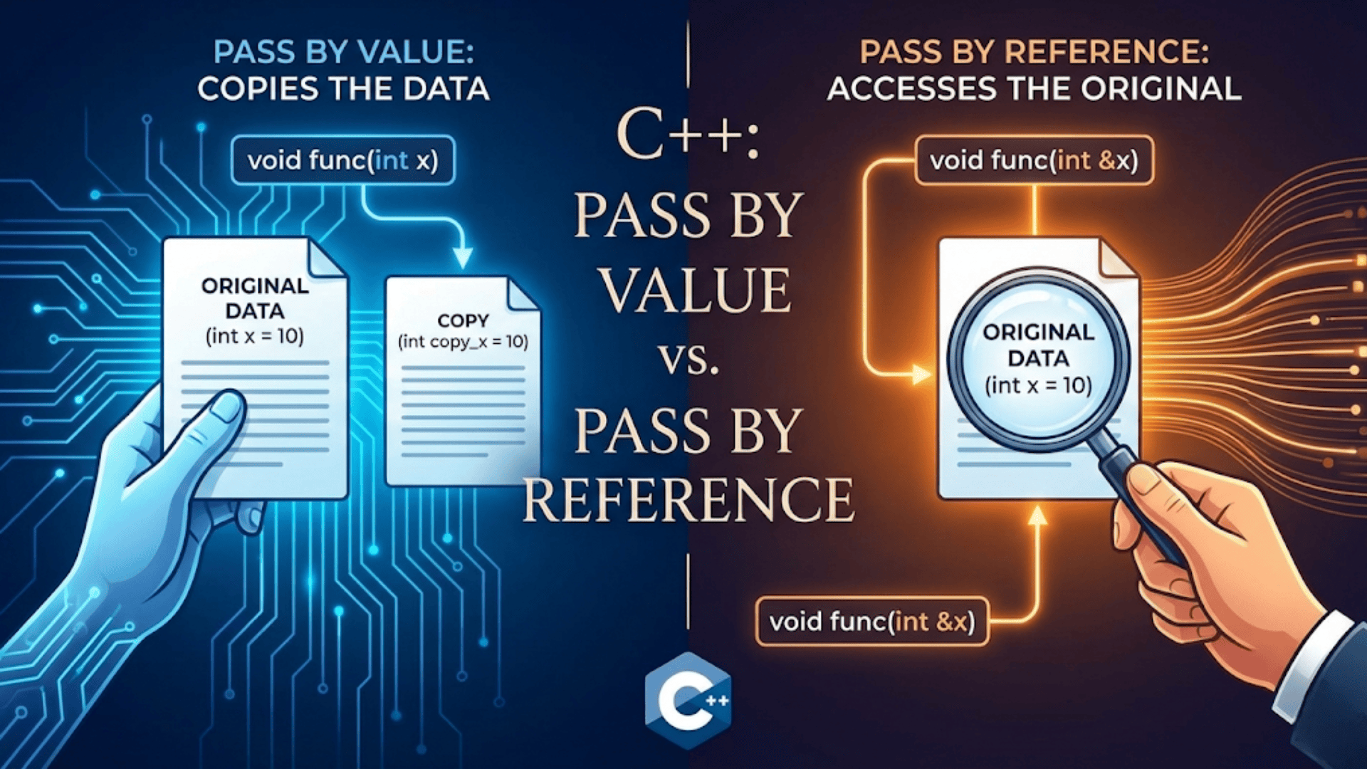 Pass by Value vs Pass by Reference in C++