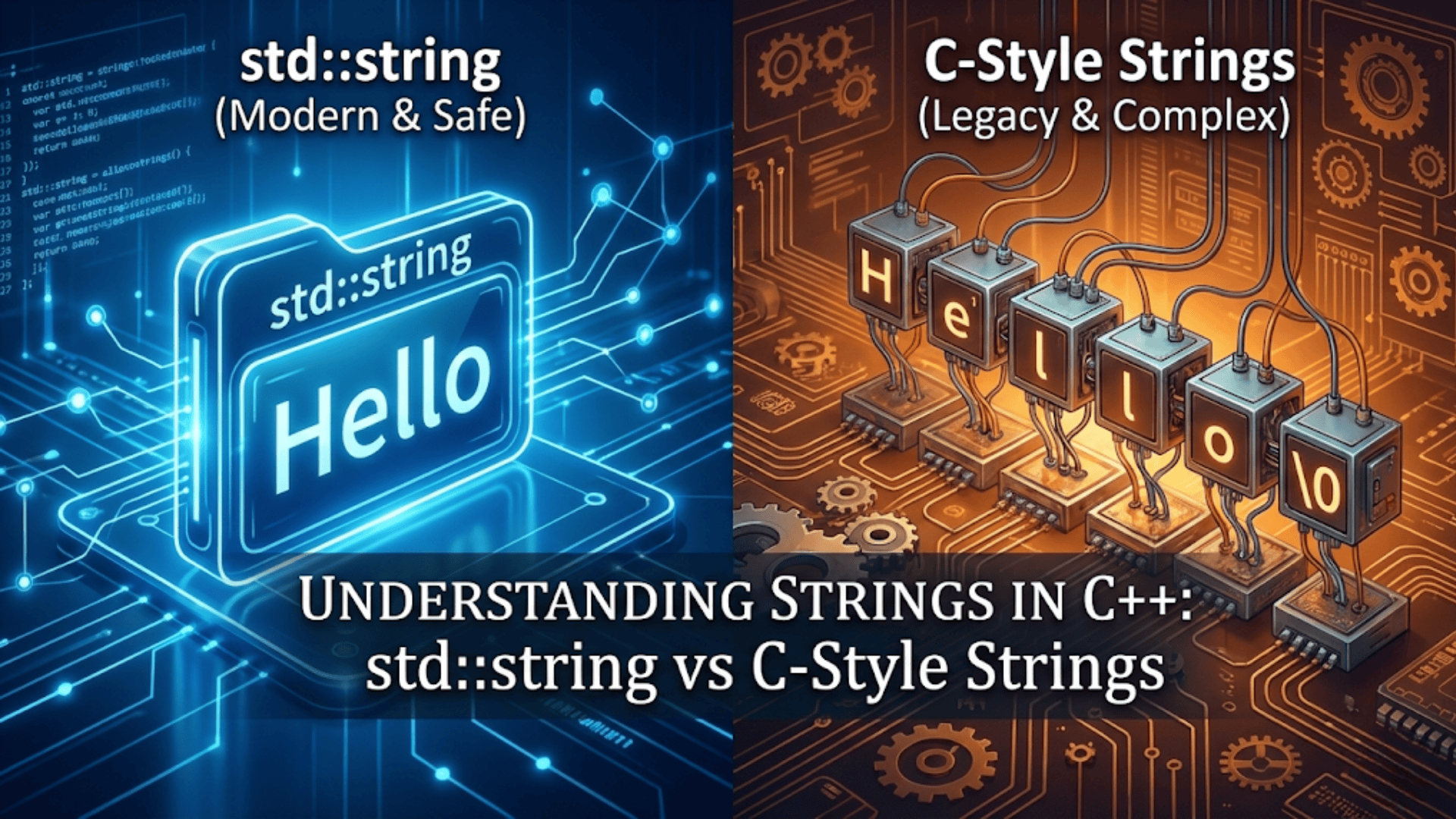 Understanding Strings in C++: std::string vs C-Style Strings
