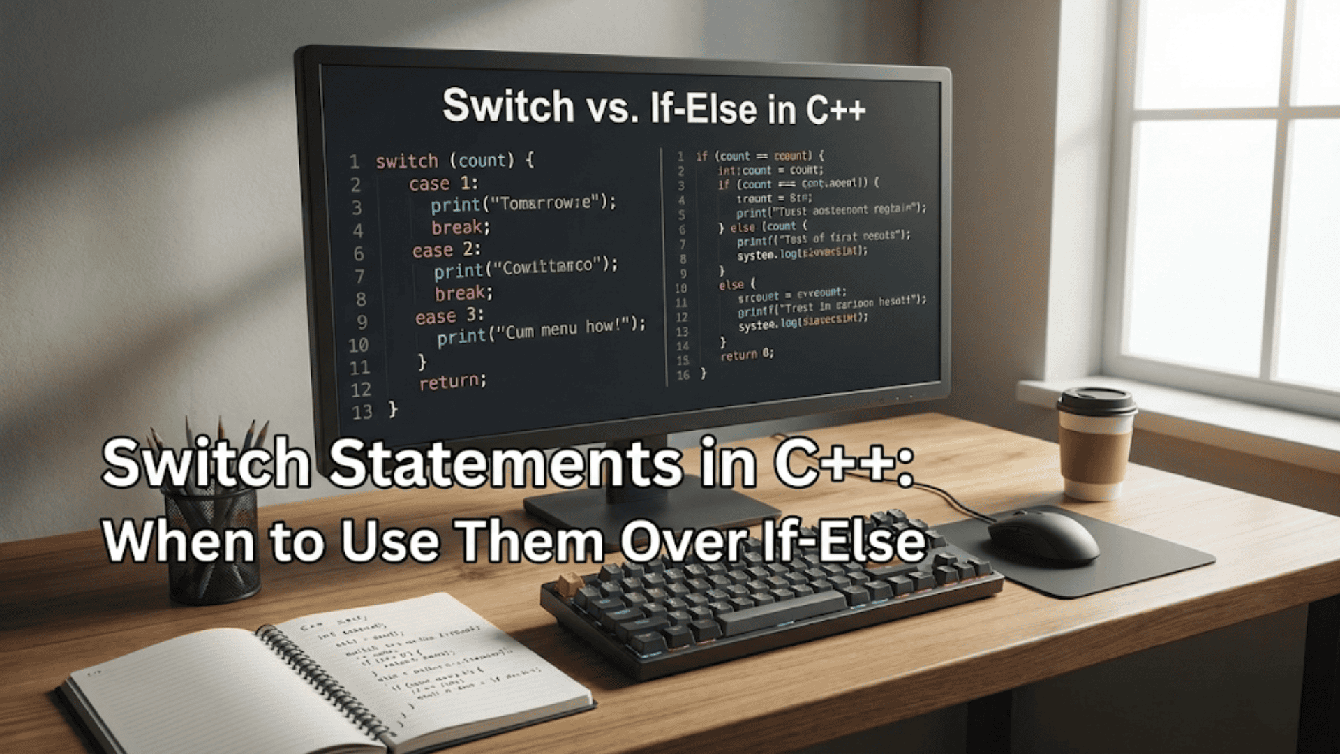 Switch Statements in C++: When to Use Them Over If-Else