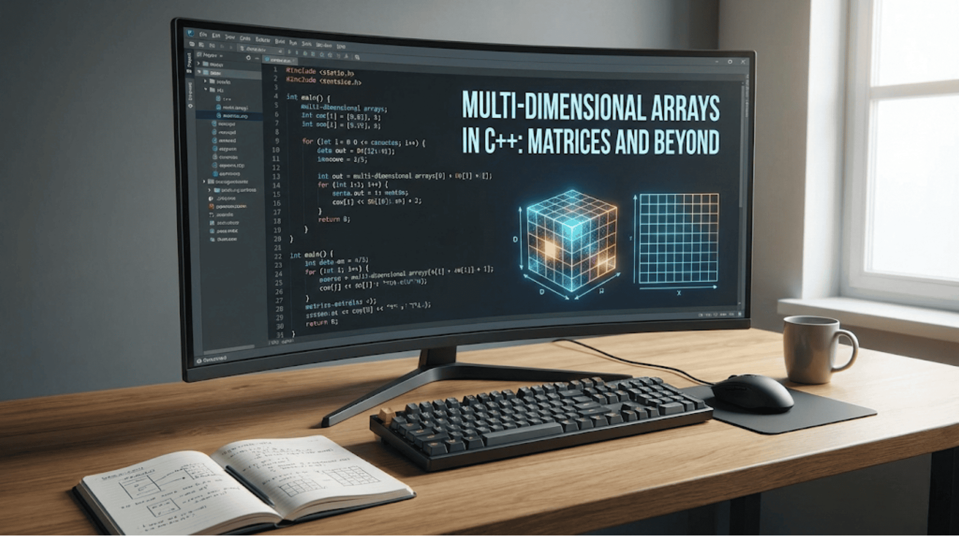 Multi-Dimensional Arrays in C++: Matrices and Beyond