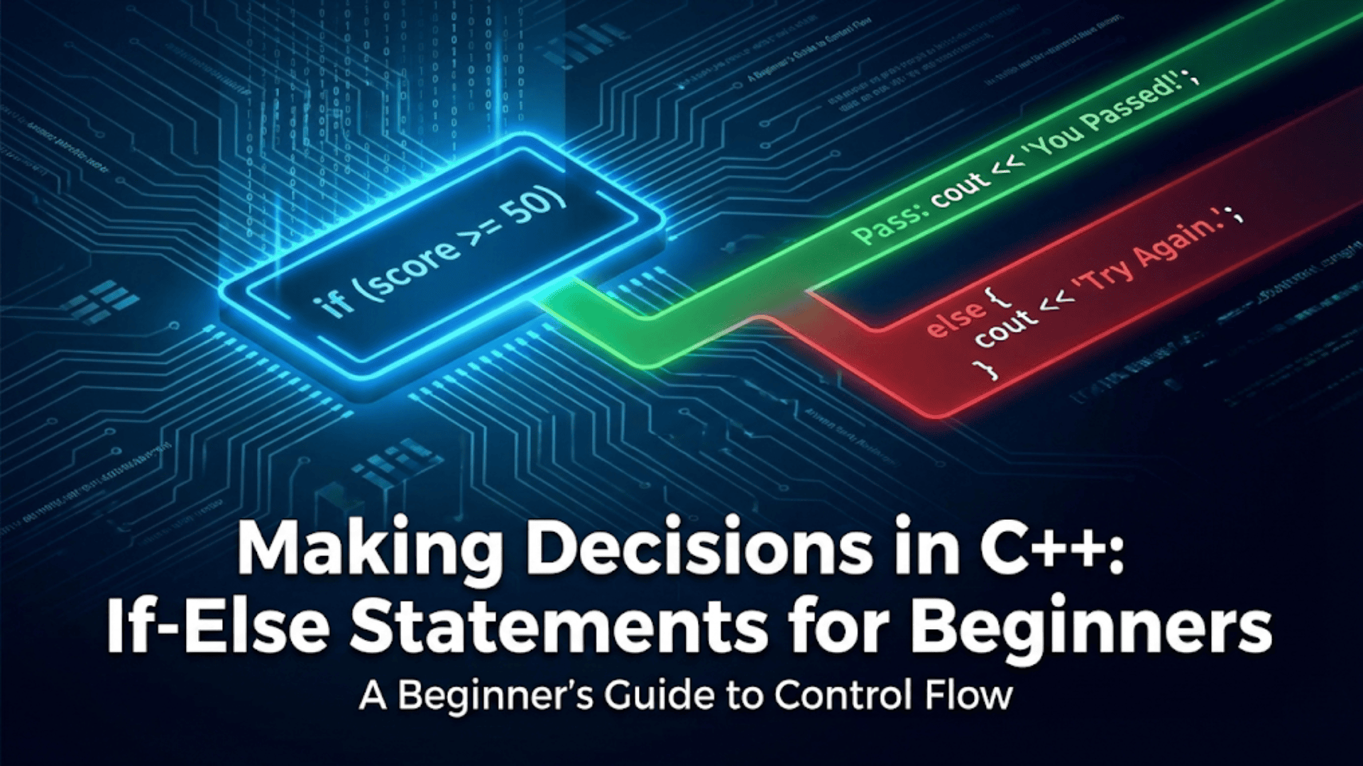 Making Decisions in C++: If-Else Statements for Beginners