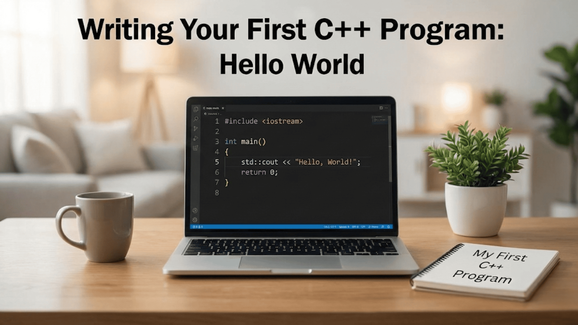 Writing Your First C++ Program: Hello World Explained