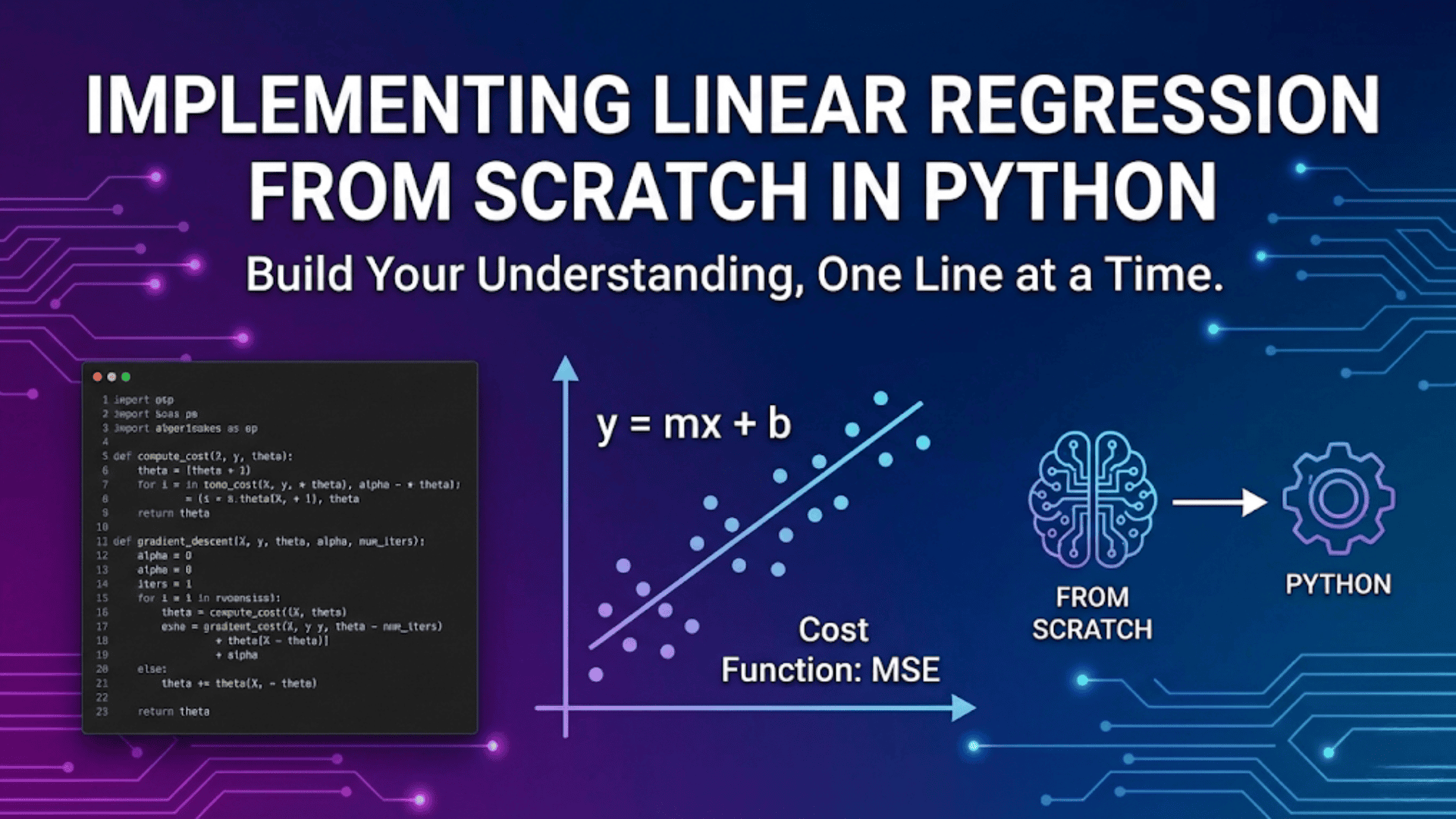 Implementing Linear Regression from Scratch in Python