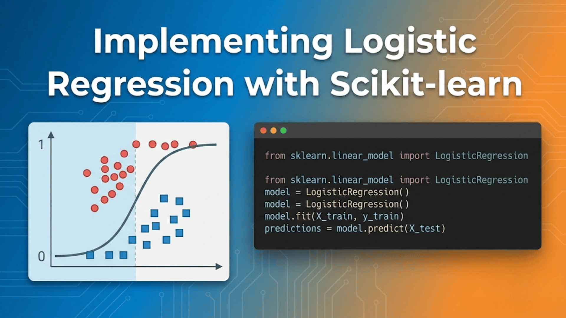 Implementing Logistic Regression with Scikit-learn