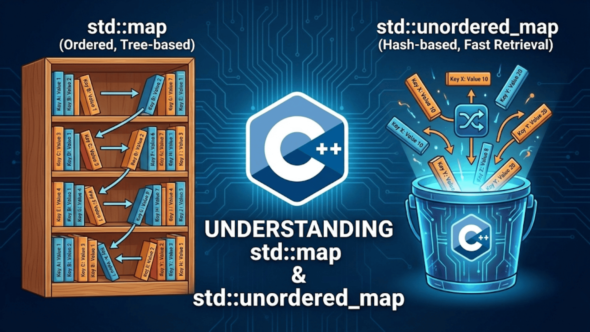 Understanding std::map and std::unordered_map