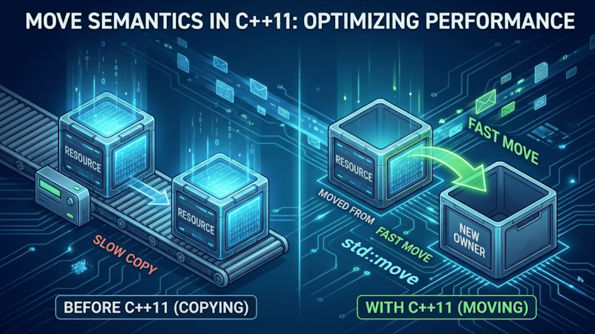 Move Semantics in C++11: Optimizing Performance