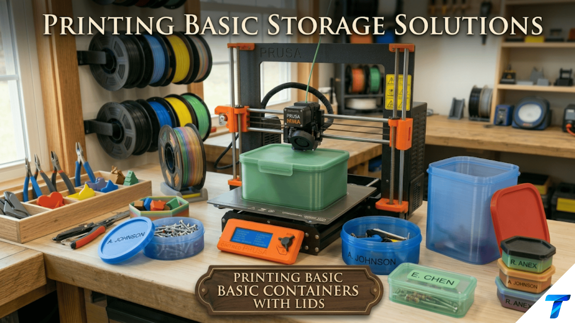 Printing Basic Containers with Lids