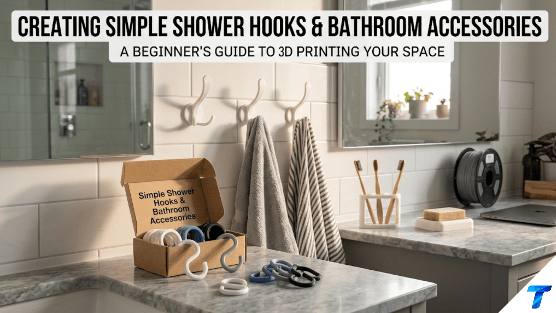 Creating Simple Shower Hooks and Bathroom Accessories