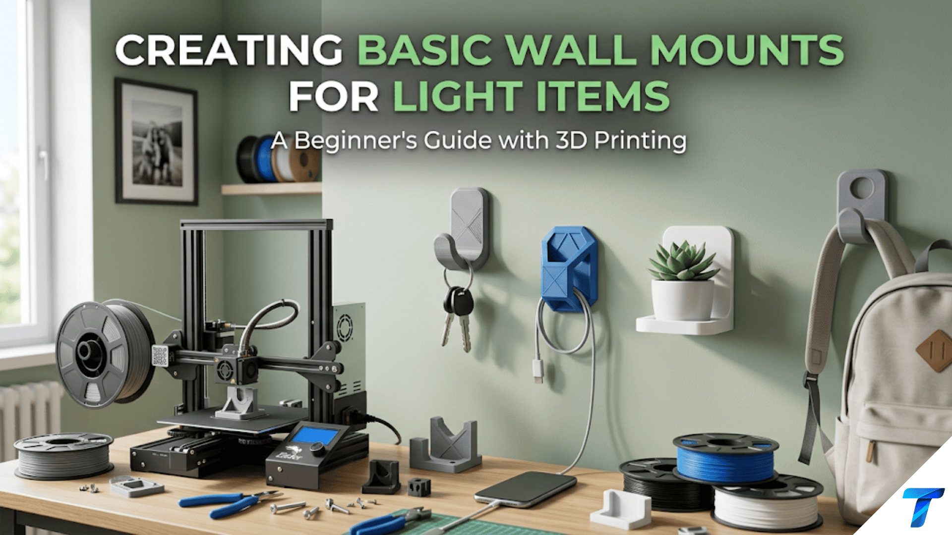 Creating Basic Wall Mounts for Light Items