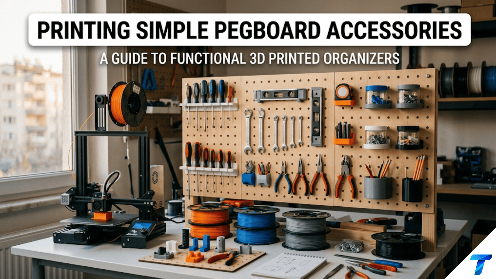 Printing Simple Pegboard Accessories