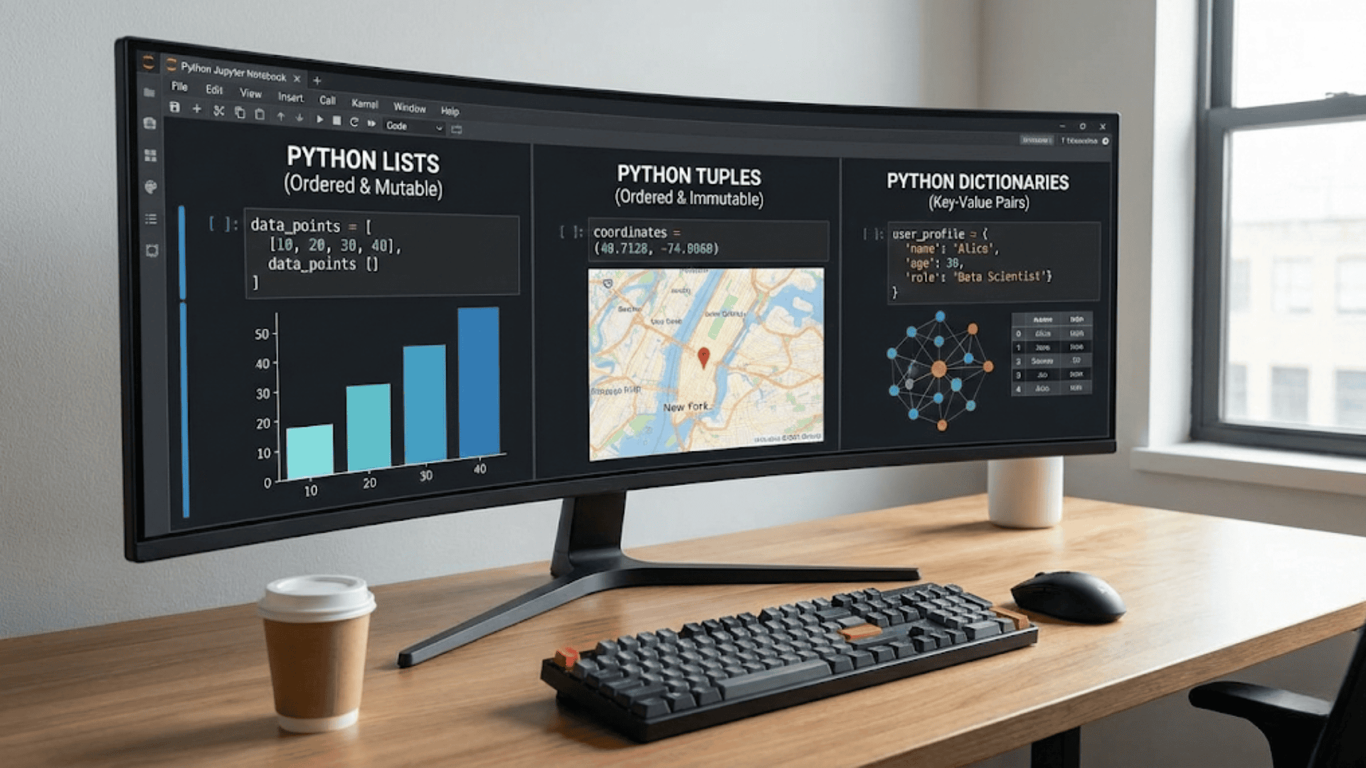 Python Lists, Tuples, and Dictionaries for Data Science