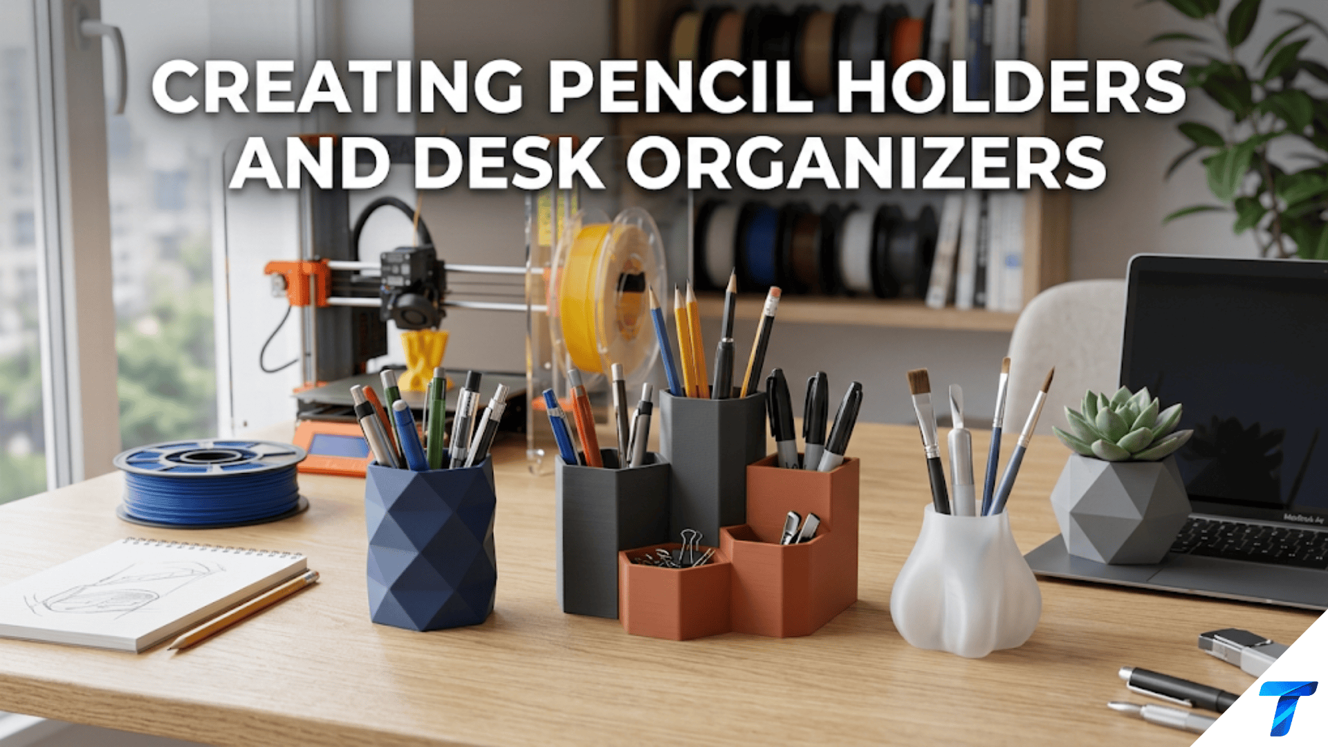 Creating Pencil Holders and Desk Organizers