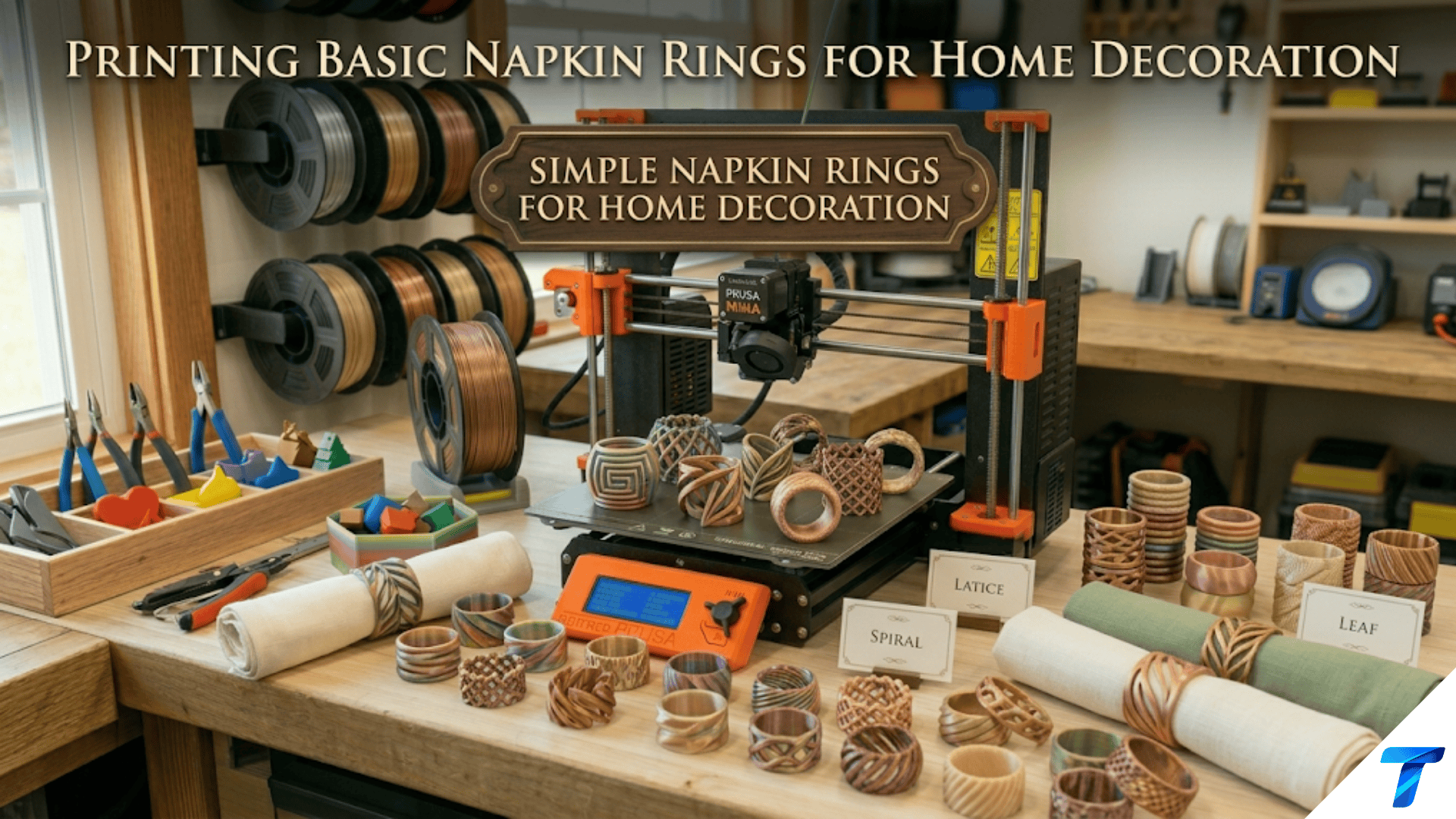 Simple Napkin Rings for Home Decoration