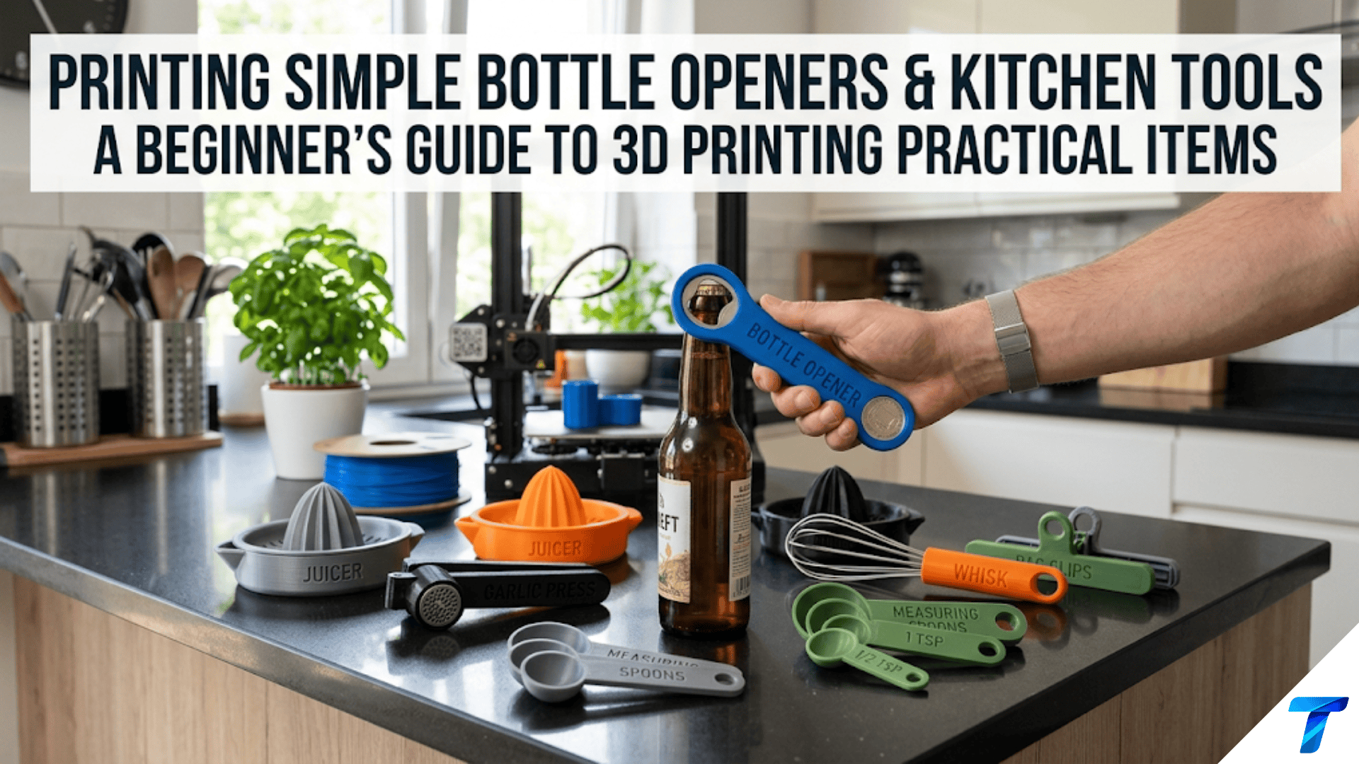 Printing Simple Bottle Openers and Kitchen Tools