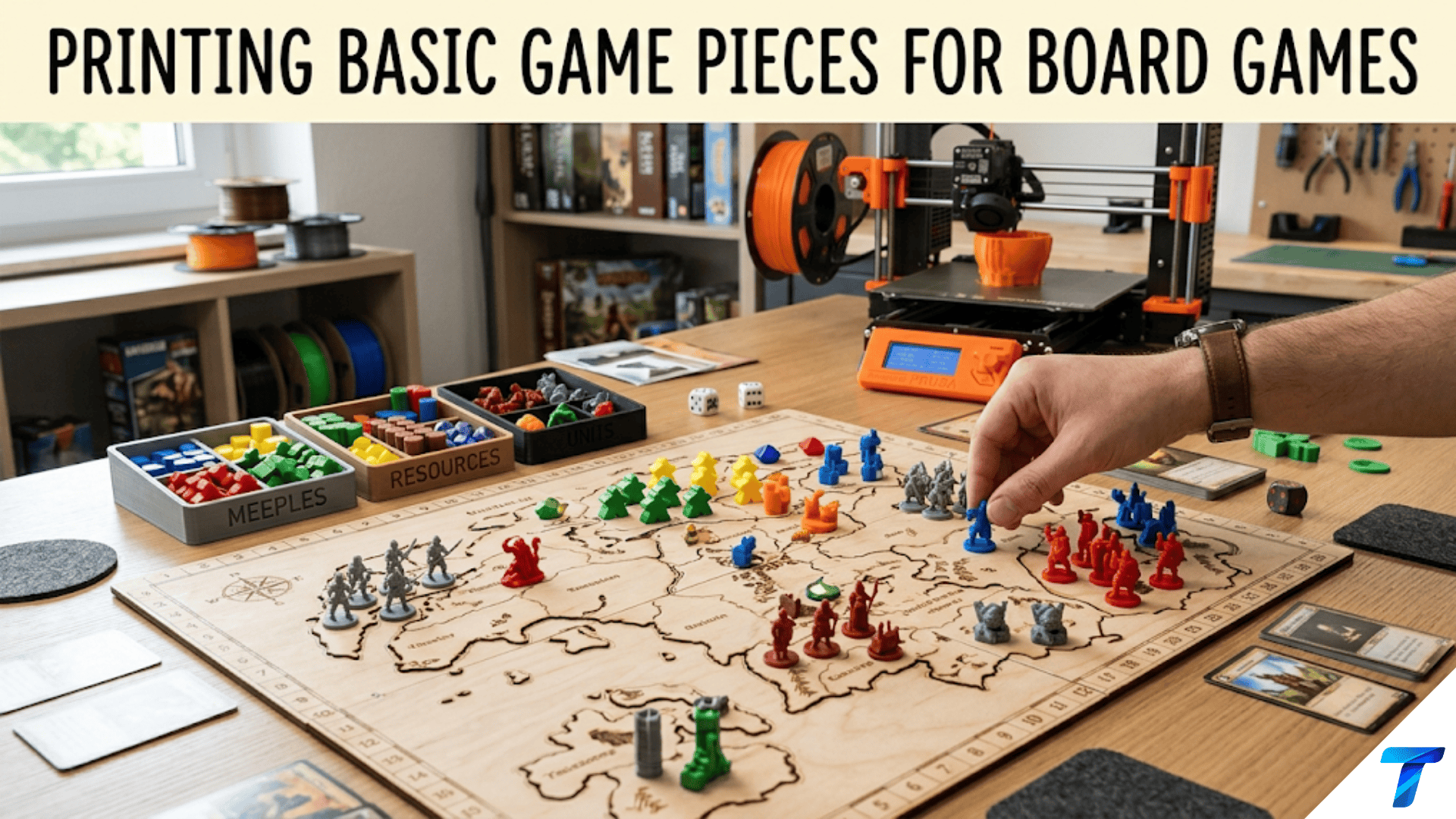 Printing Basic Game Pieces for Board Games