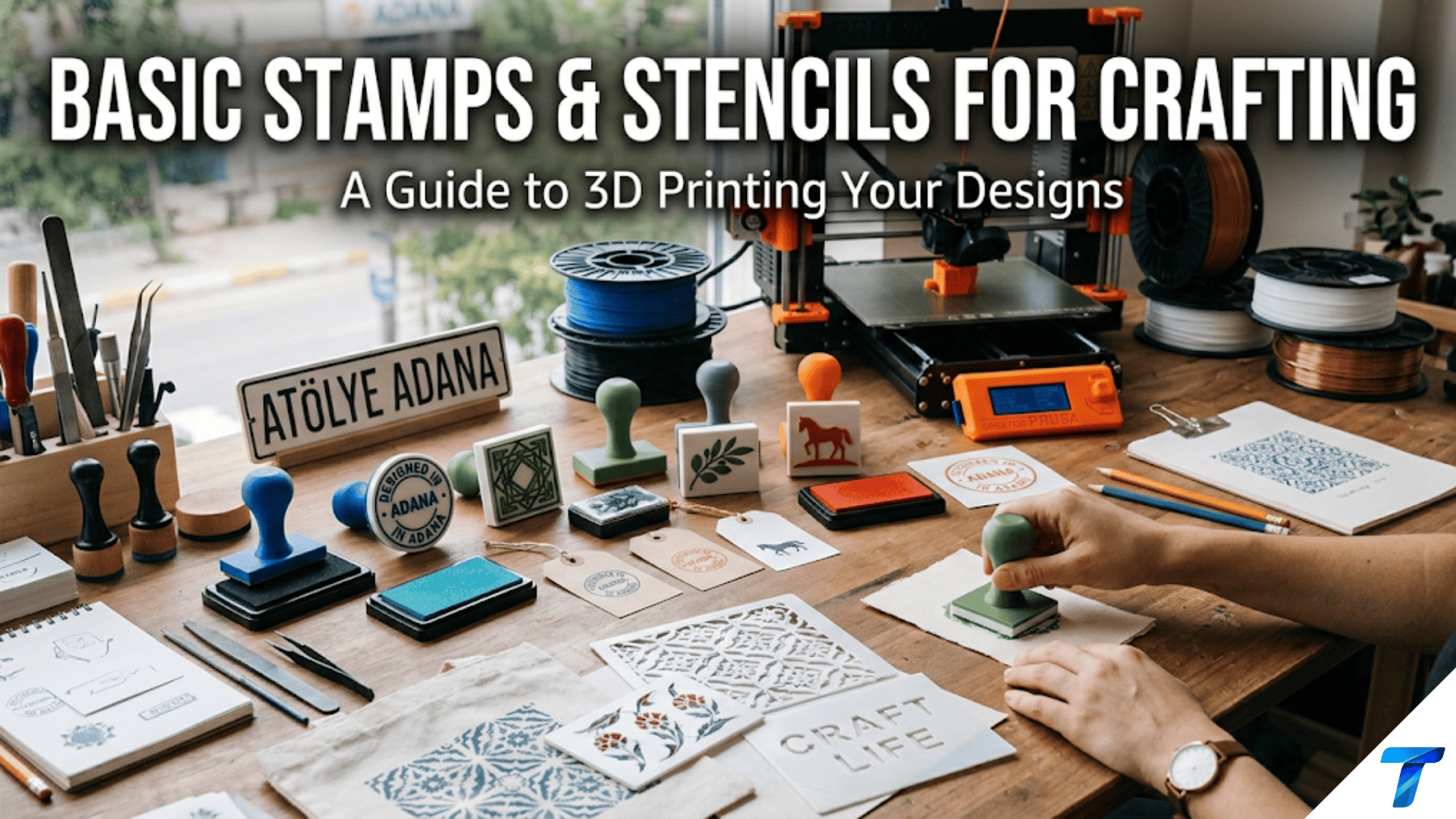 Basic Stamps and Stencils for Crafting