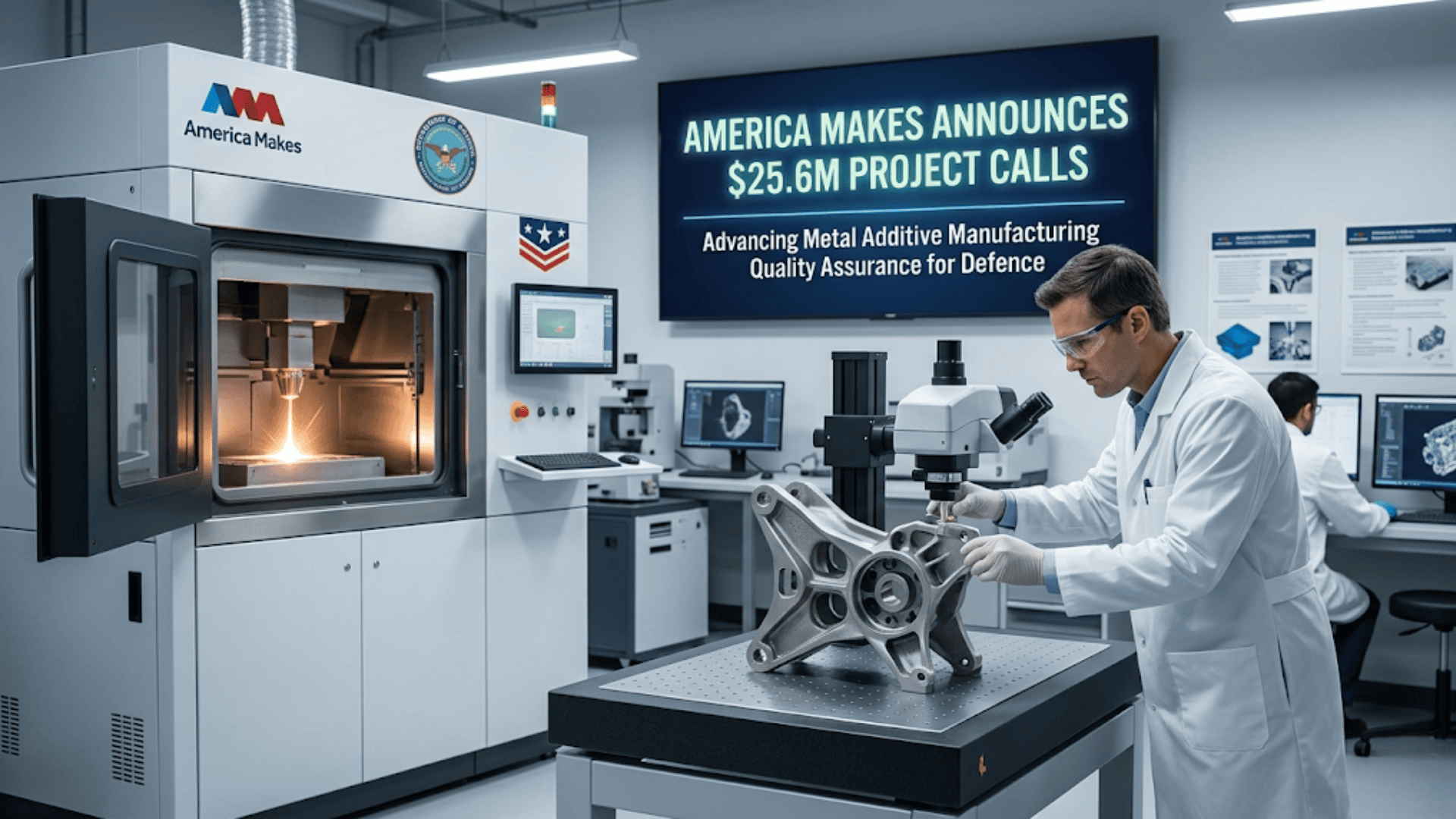 America Makes Launches $25.6M Project Calls to Advance Metal AM Quality Assurance for Defence