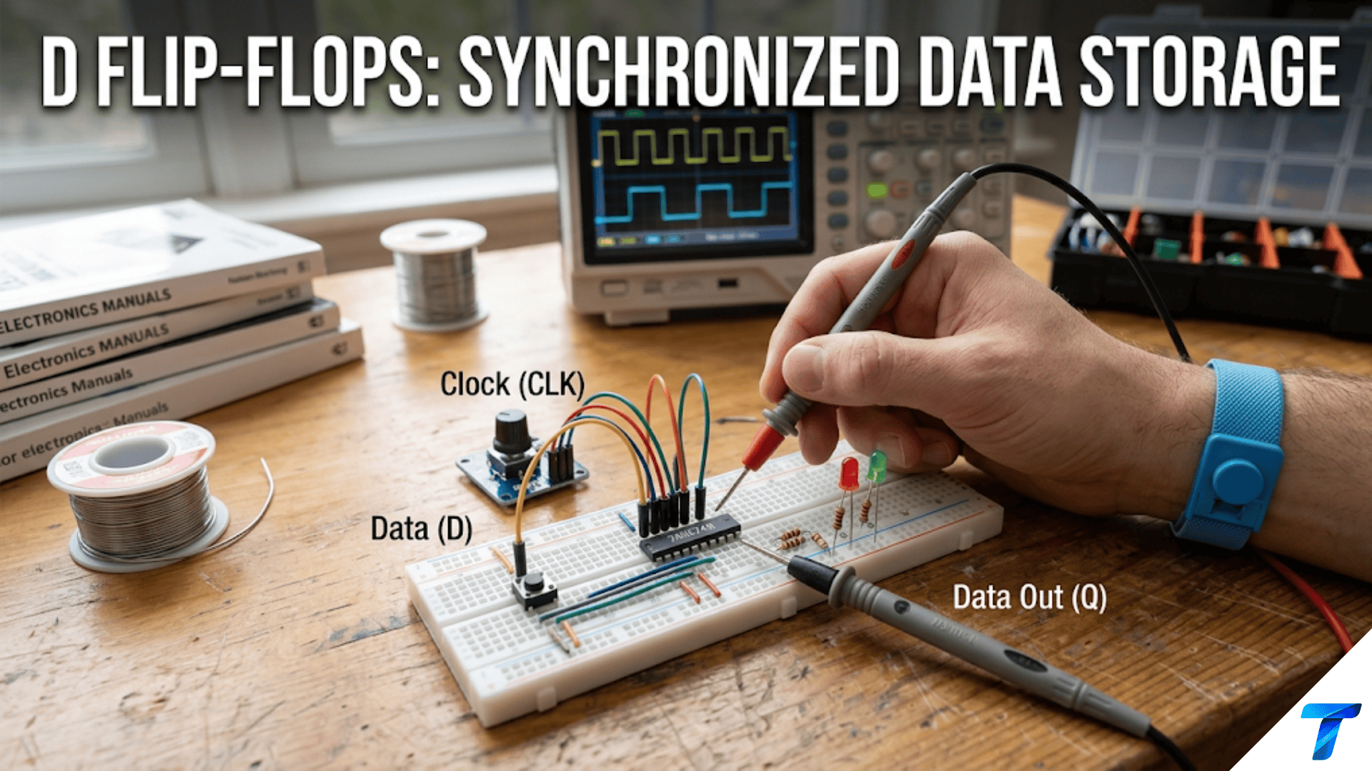 D Flip-Flops: Synchronized Data Storage
